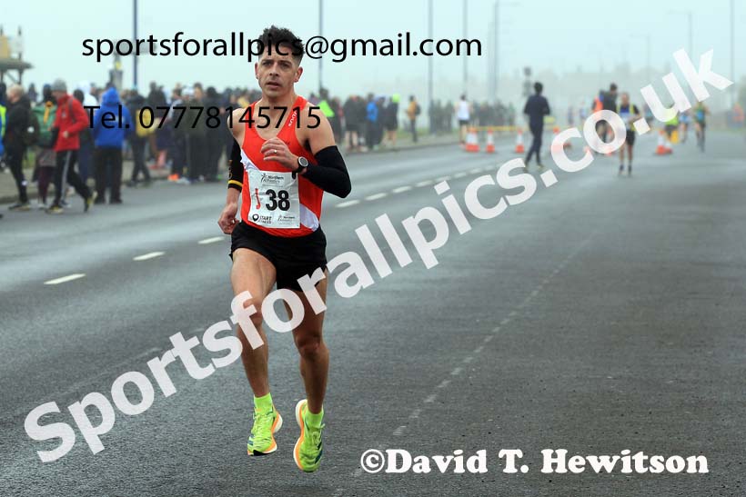 Senior mens 12 Stage 2023 Northern Mens 12 stage and Womens 6 Stage Relays and Young Athletes, Redcar. Photo: David T. Hewitson/Sports for All Pics
